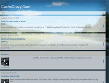 Tablet Screenshot of cachecrazy.com